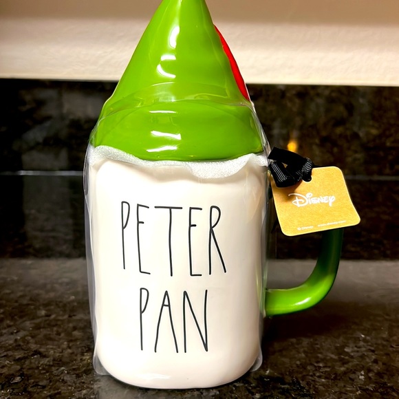 RAE DUNN-Disney Peter Pan Double-Sided Mug with Topper - Picture 3 of 4